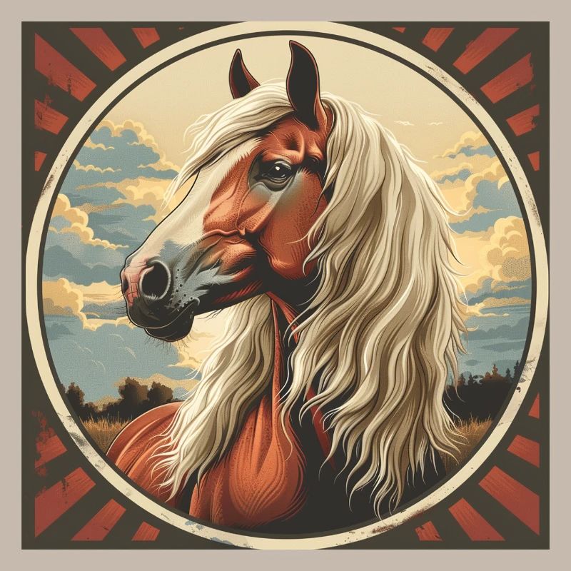 Cheval Haflinger