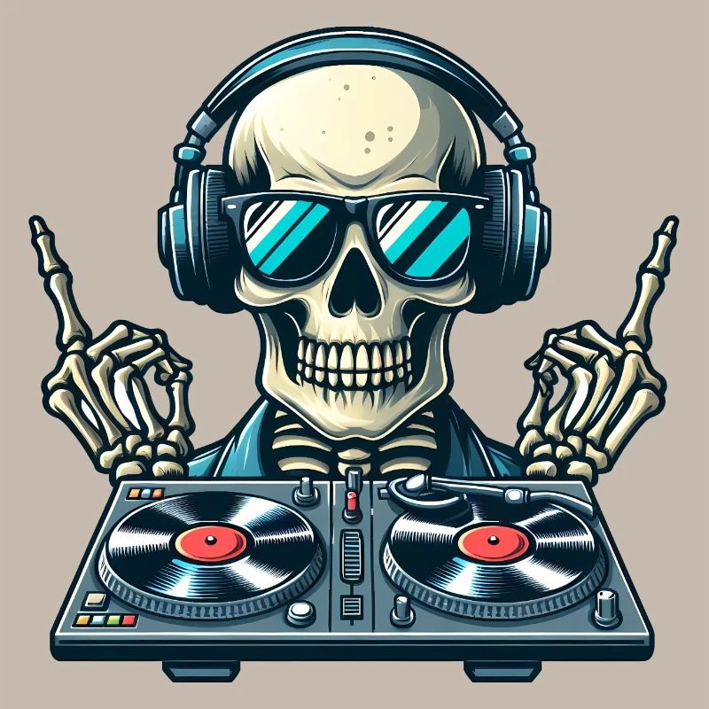 Squelette de DJ