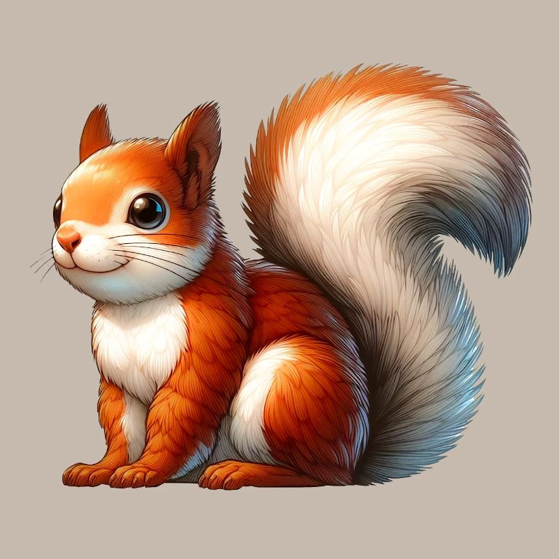 Tierisches Eichhörnchen