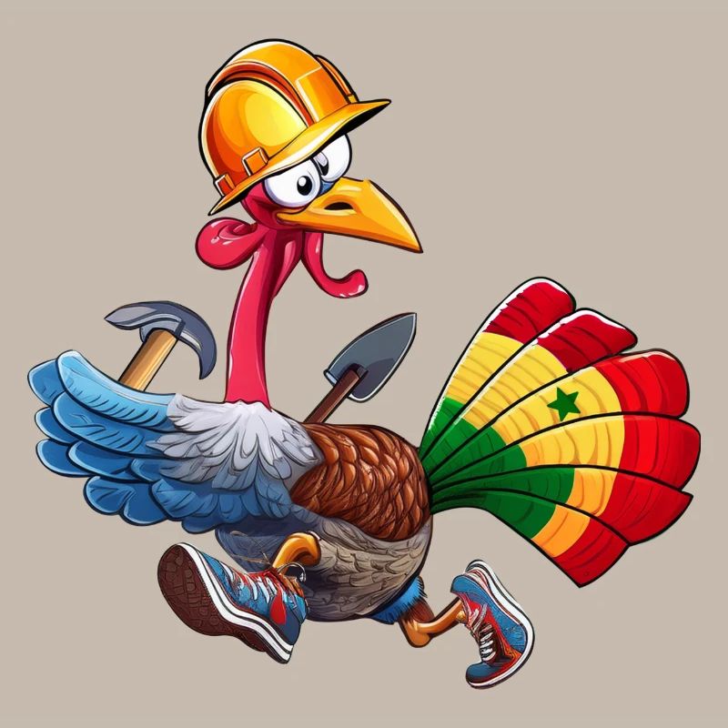 dinde coureuse constructrice Sénégale