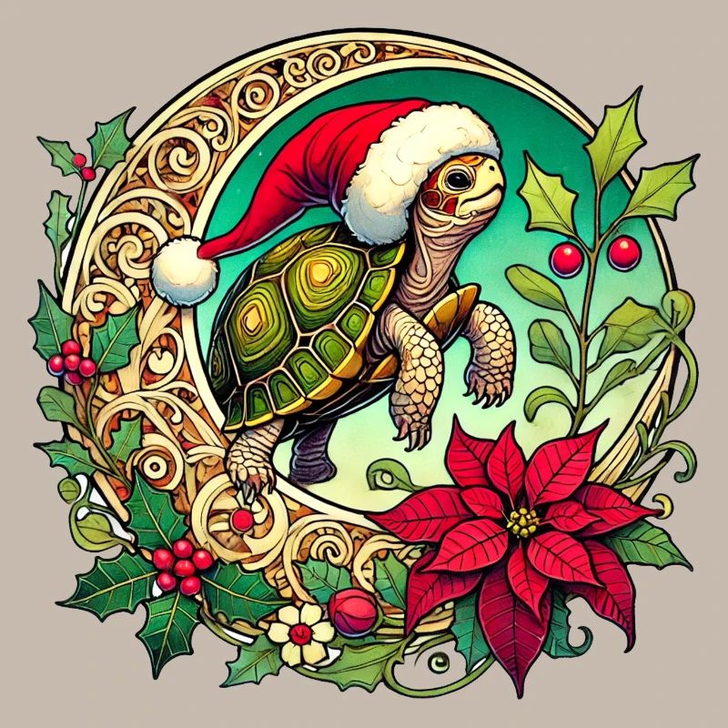 Tortue de Noël