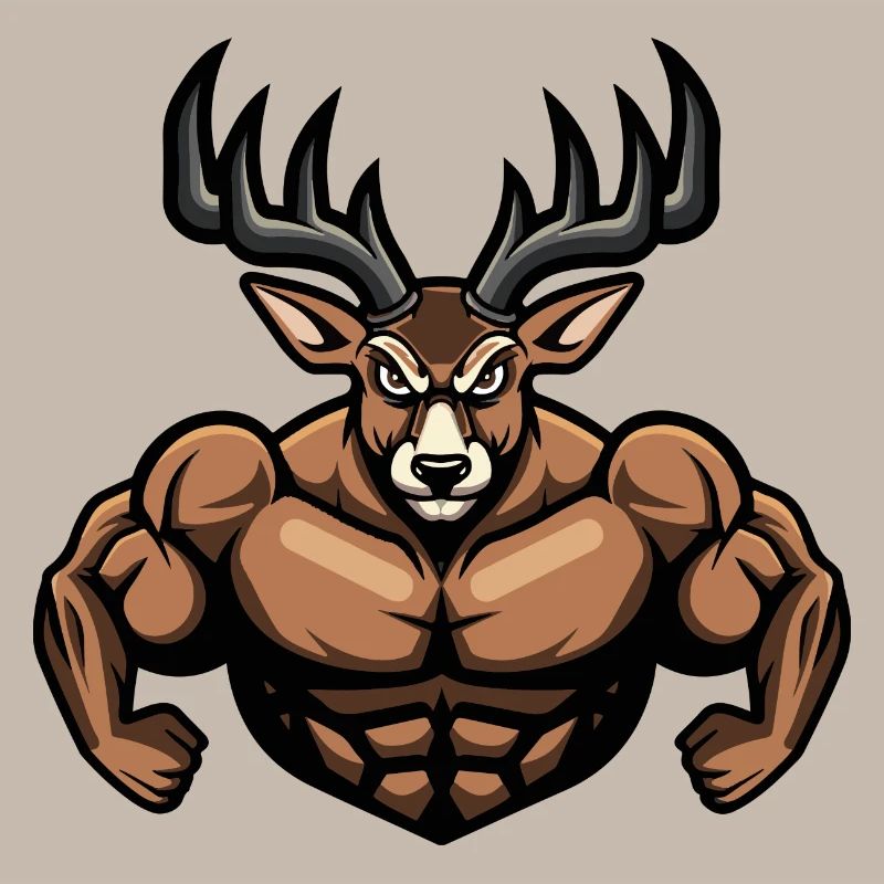 Bande dessinée Muscles de cerf
