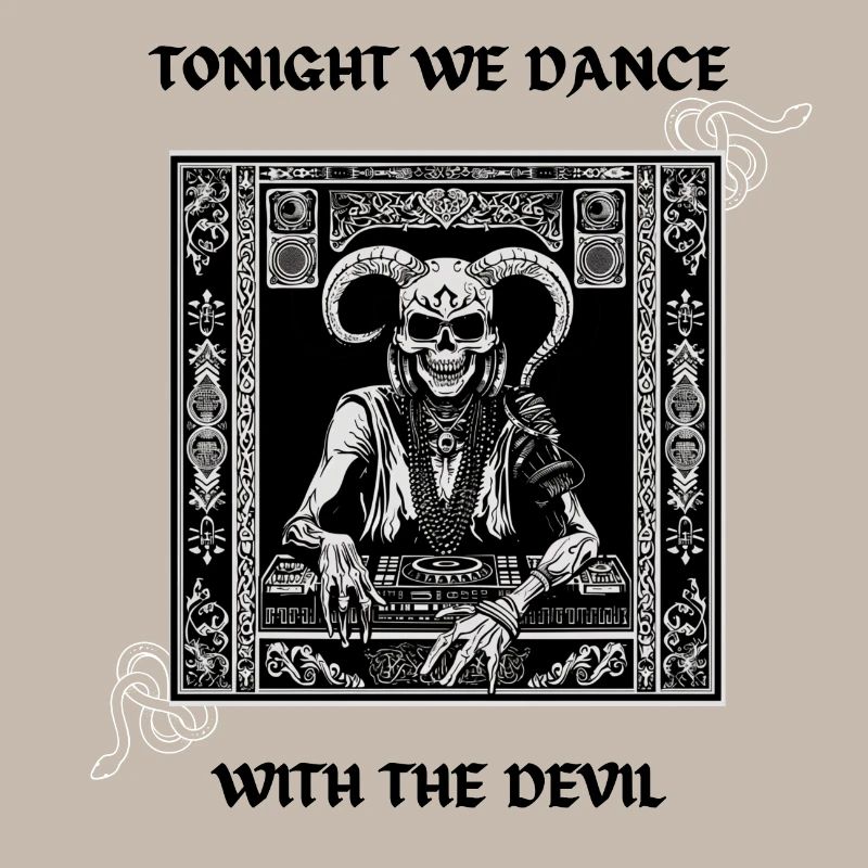 Tonight we dance with the Devil - Techno Design