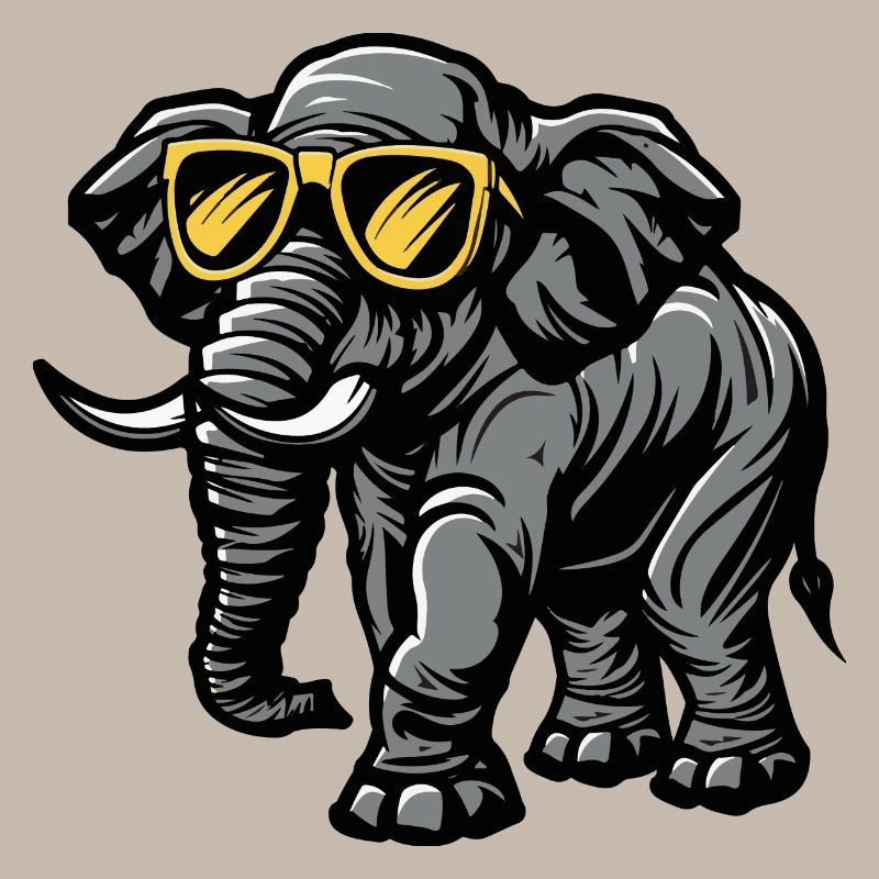Elefant Comic Cool