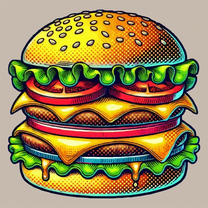 hamburger au fromage