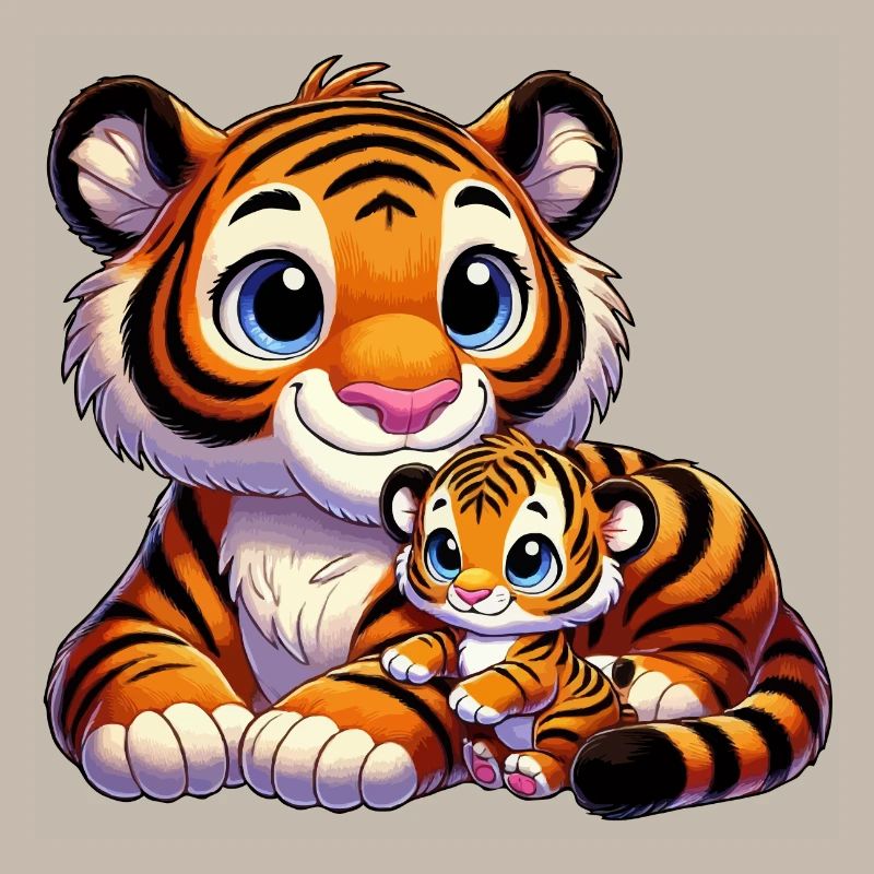 Tigermutter mit Kind