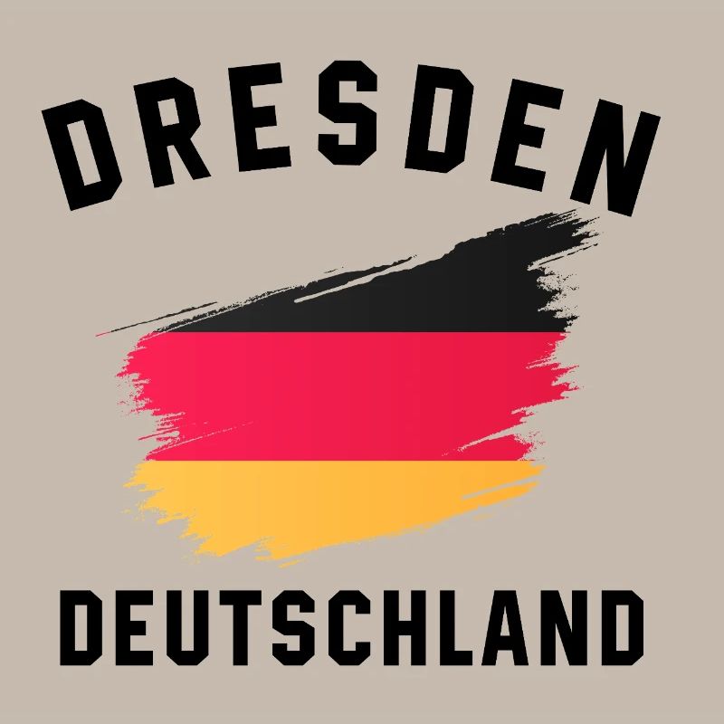 Germany Flag - Artistic Brushstroke-D