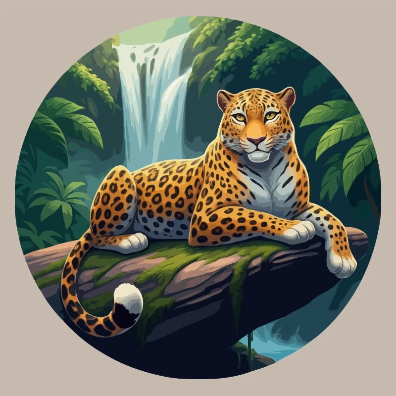 Jaguar dans la jungle
