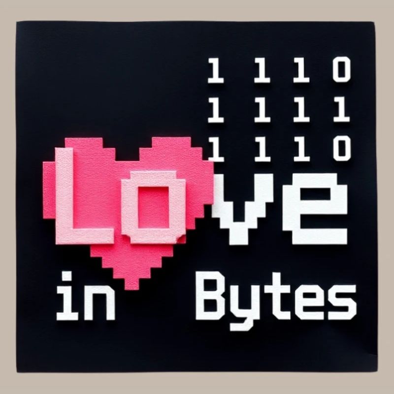 Liebe in Bytes Pixel Art