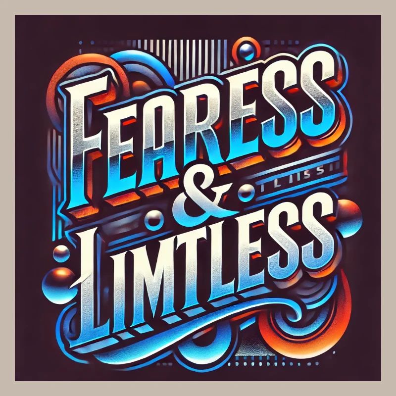 Fearless & Limitless – Conception typographique audacieuse