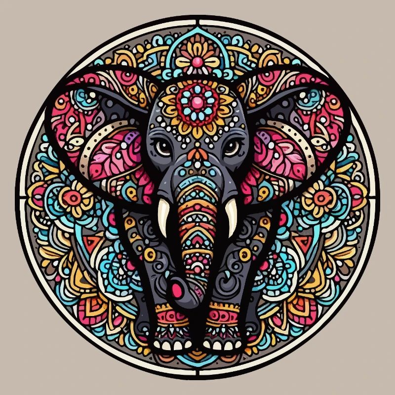 Indischer Mantra-Elefant