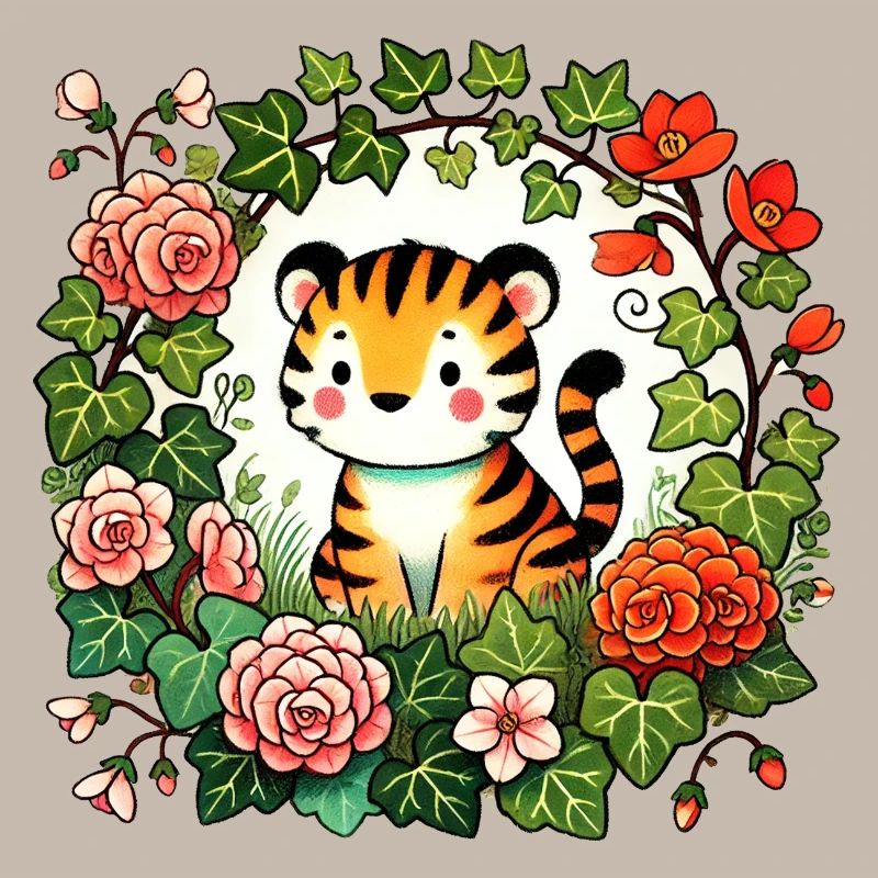 Niedlicher Tiger