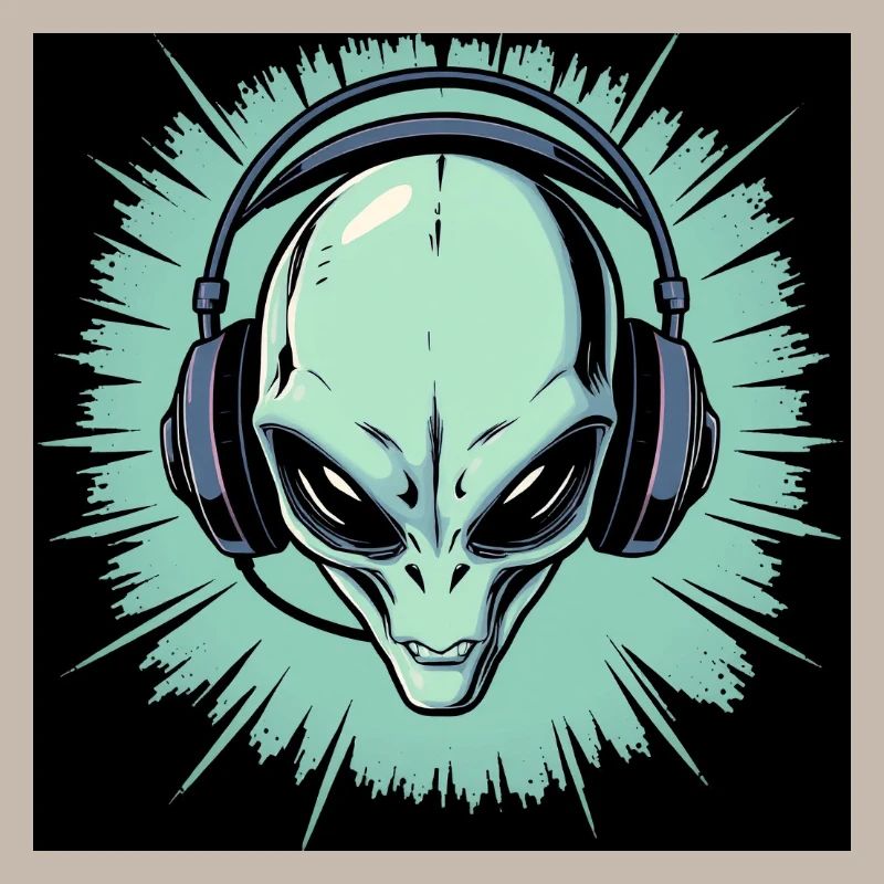 Alien-Kopfhörer