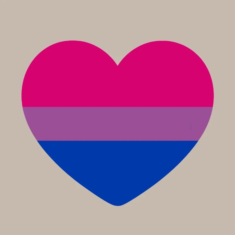 Coeur à deux drapeaux