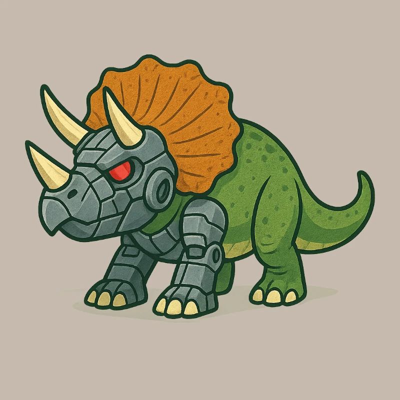 Triceratops Robot Transformation