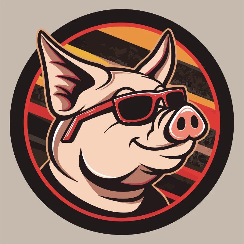 Cochon Bande Dessinée Cool