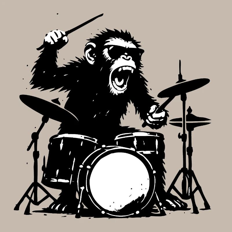 Wild Drum Monkey
