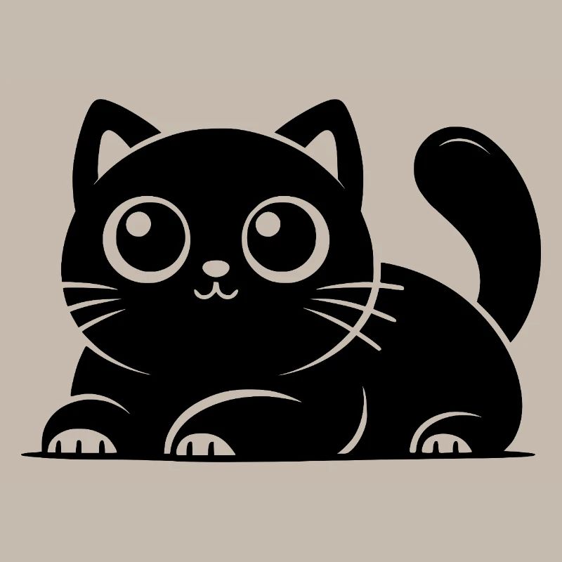 Visage de chat douillet