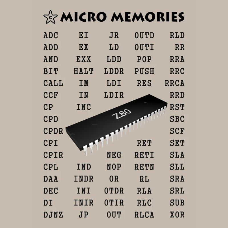 Vintage Chip Z80 & Instruction Set for Programmers