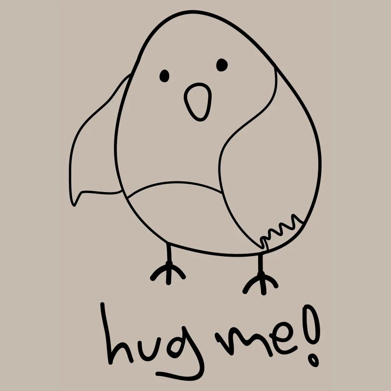 hug me! (Oiseau mignon)