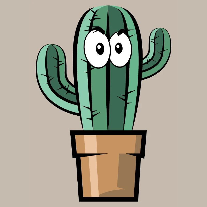 comic kaktus symbol geschenkidee comic fun cactus