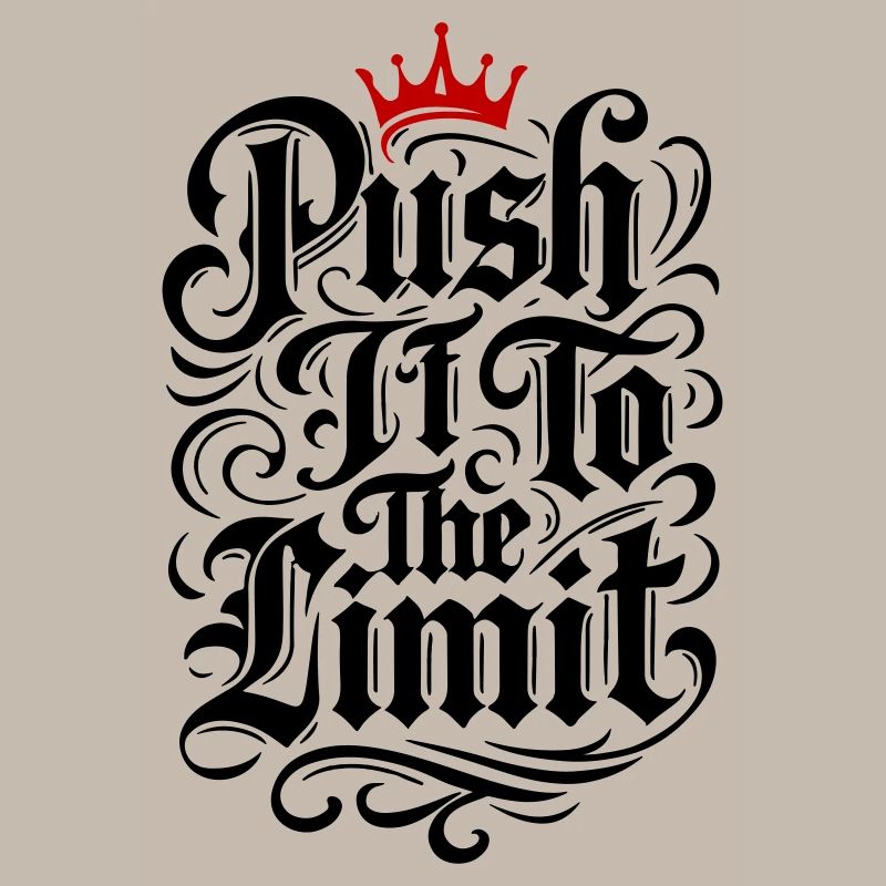 Repousser les limites Motivation Spruch