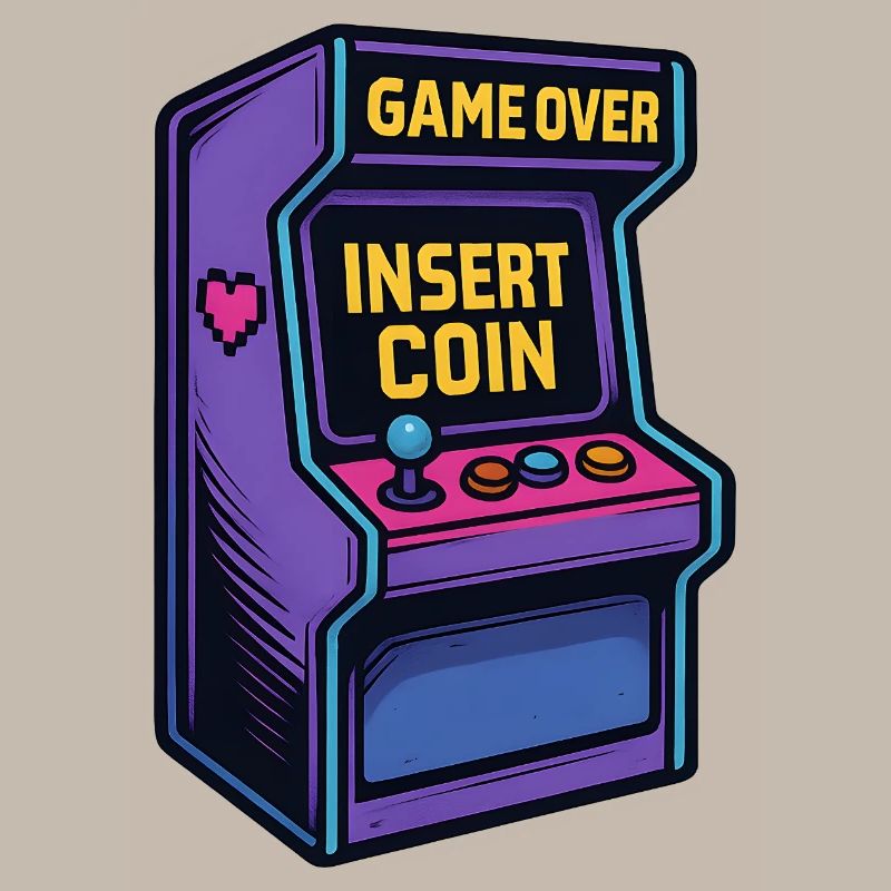 Insert Coin – Retro Arcade Vibes