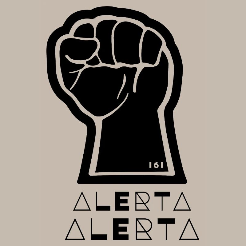 Faust Hoch Alerta Antifascist Antifa 161 - 01