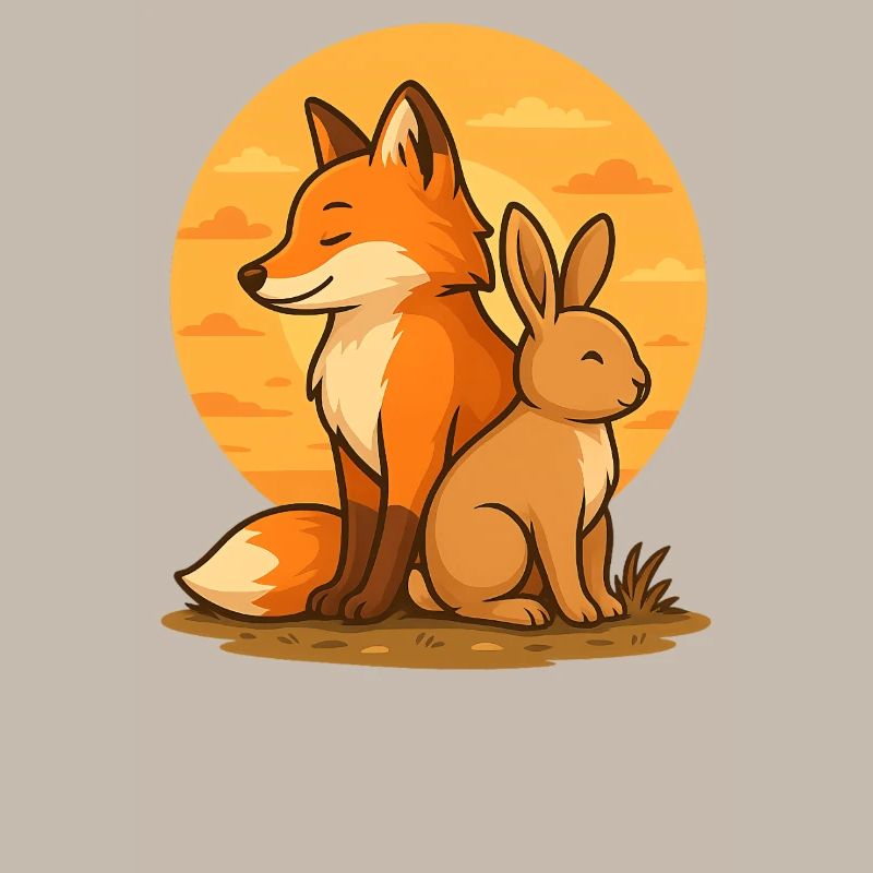 Fuchs und Hase