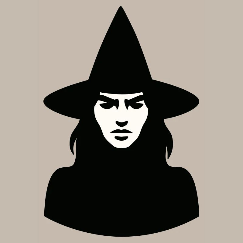 Witch with hat