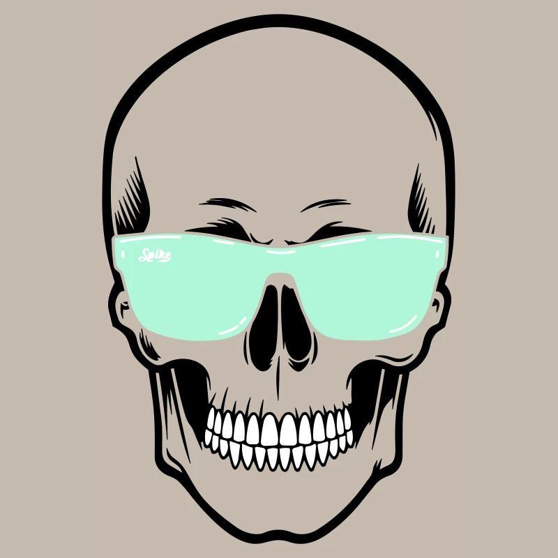 Farbverstellbare Sonnenbrille Smile Skull