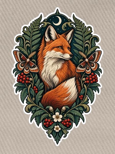 Heraldischer Fuchs des Waldes