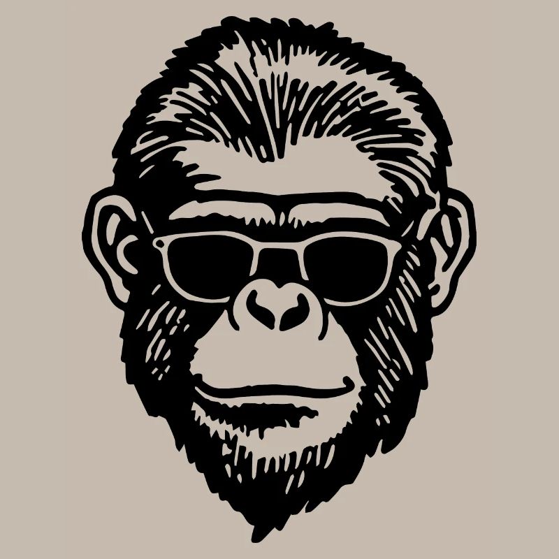 Affe Affen Affengesicht