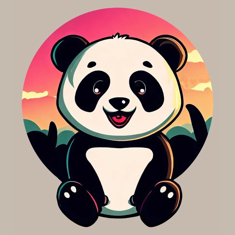 Mignon Panda Sunset Design