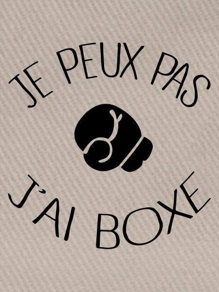 Je peux pas j'ai Boxe