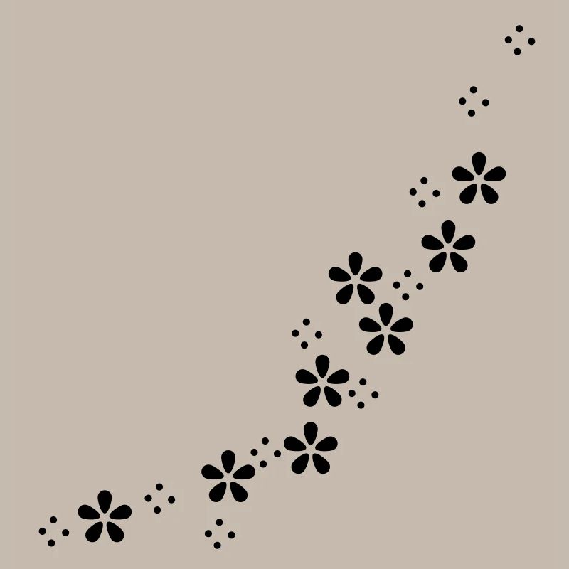Guirlande de fleurs / guirlande de fleurs (1c)