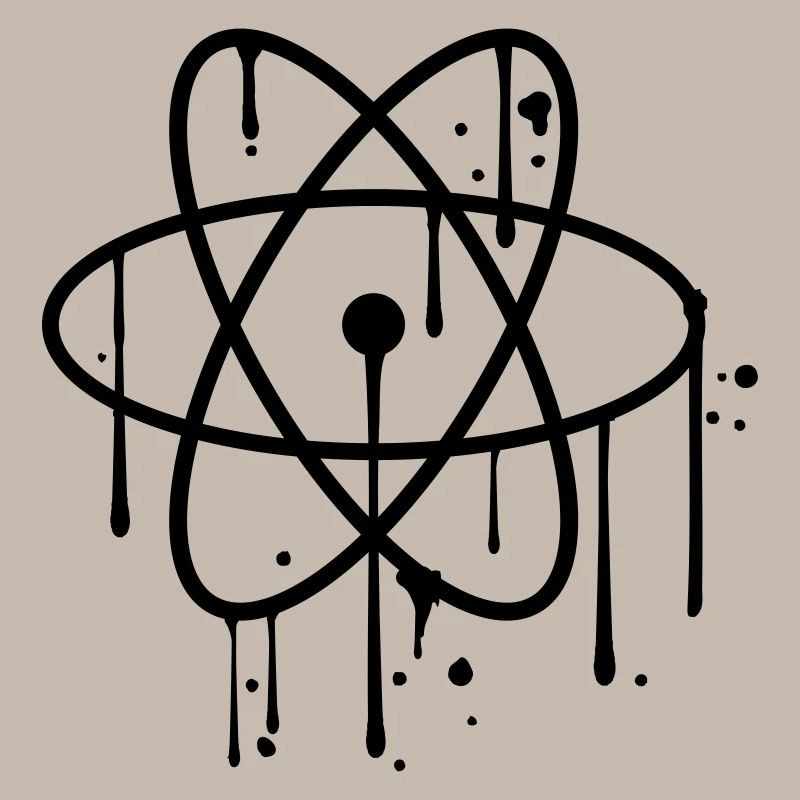 graffiti drops spray atom symbol symbol cool kr