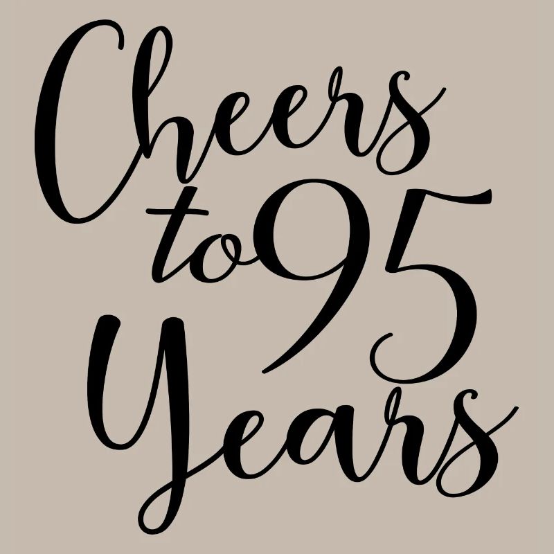 Vive le 95e anniversaire de 95 ans
