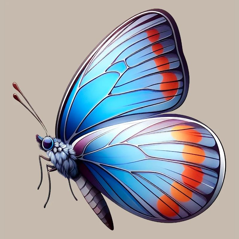 papillon bleu