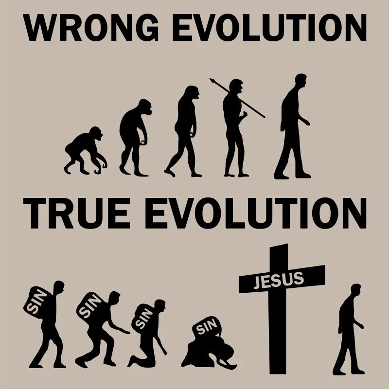 Jésus de la véritable évolution