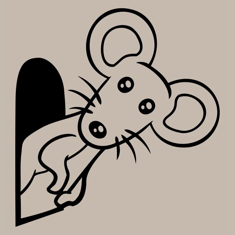 Trou de souris Trou de souris Trou de souris Peeps Mignon Drôle Bande dessinée