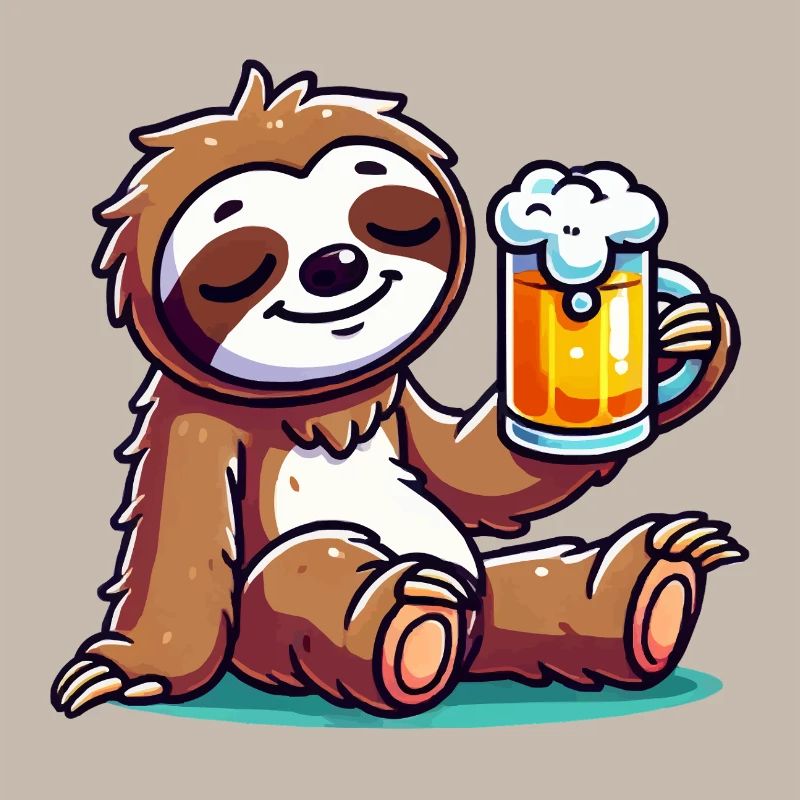 Sloth Beer Comic