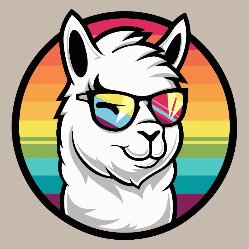 Alpaka Llama Cool Comic