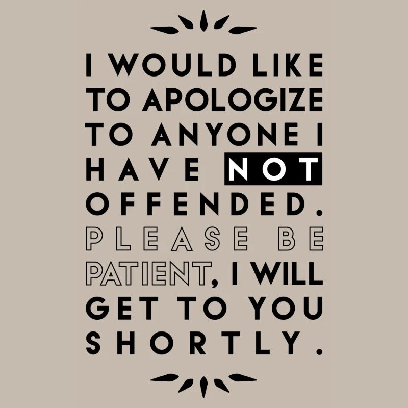 apologize.