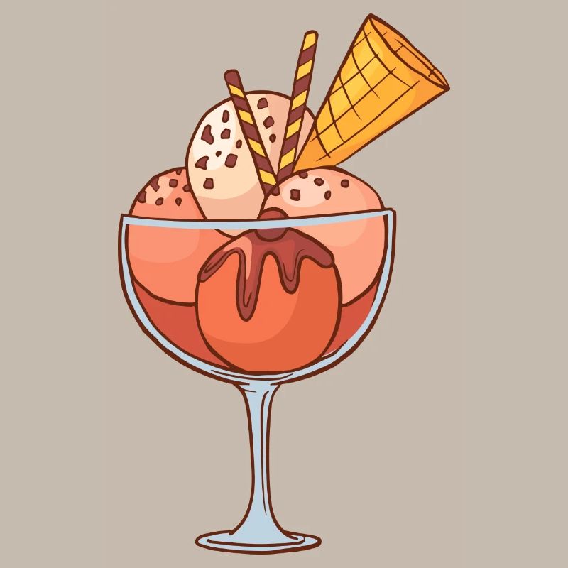 Eis Speiseeis Eiskrem Eiscreme Kugeleis Eisbecher