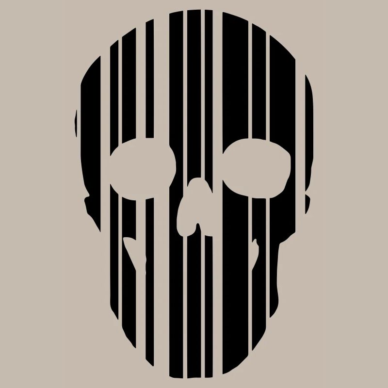 Barcode Schädel