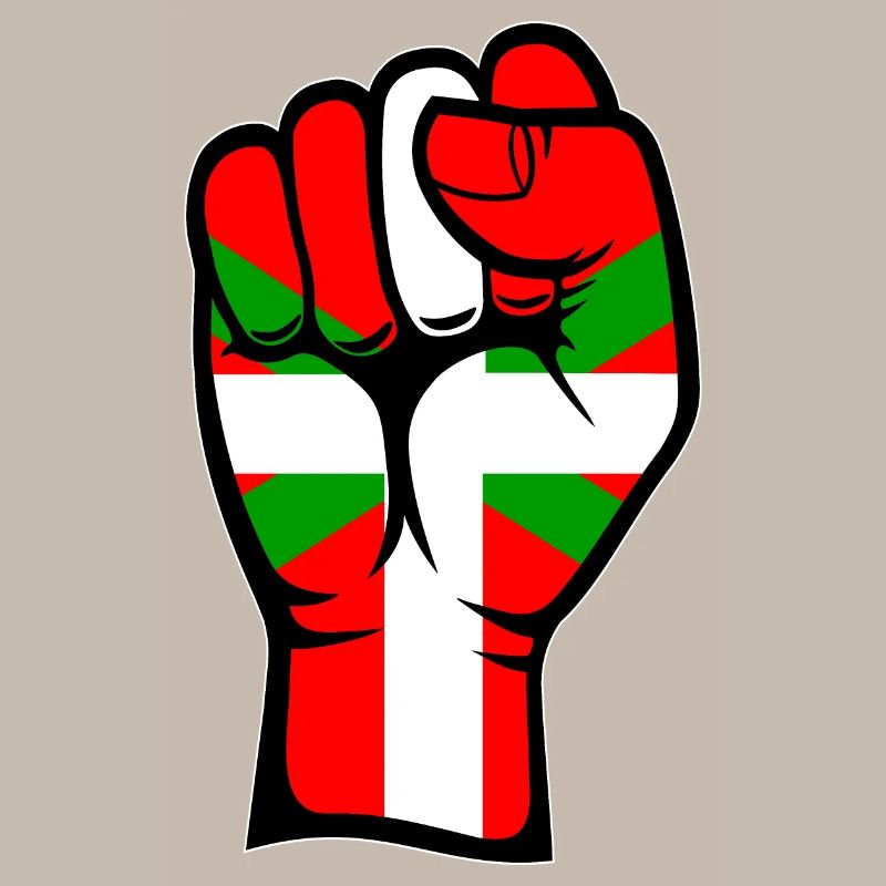 Poing drapeau basque