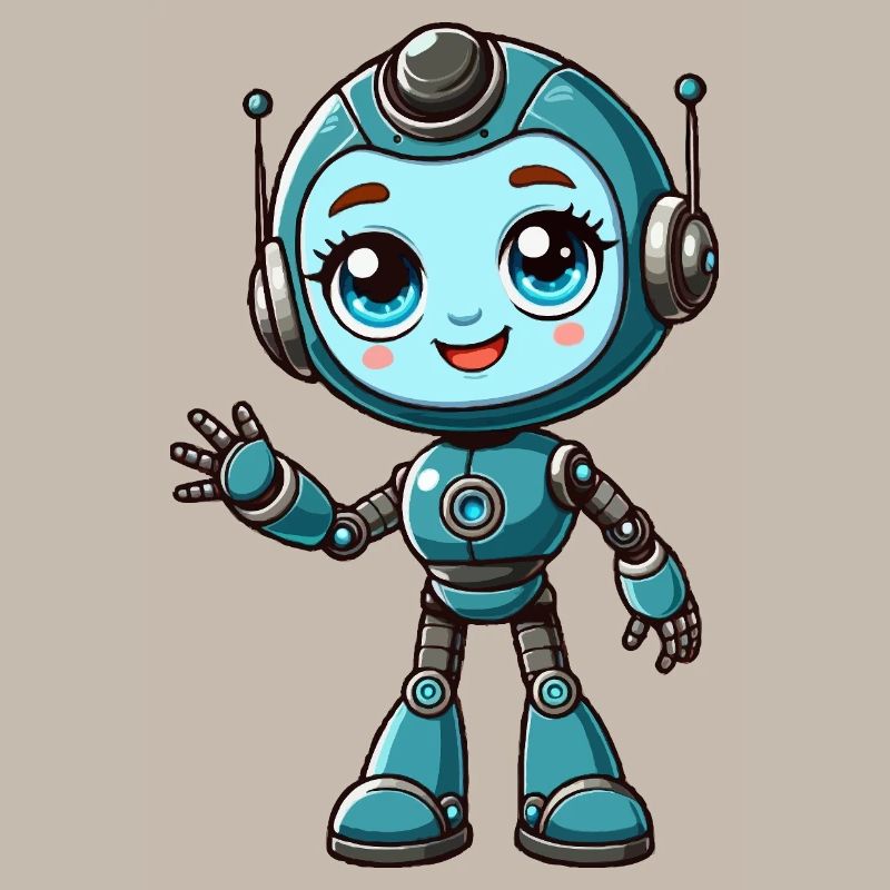 Roboter-Mädchen