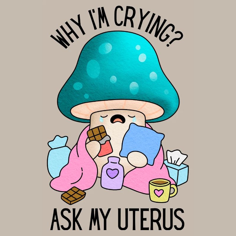 Lustiges Mädchen Problem Periode Kampf