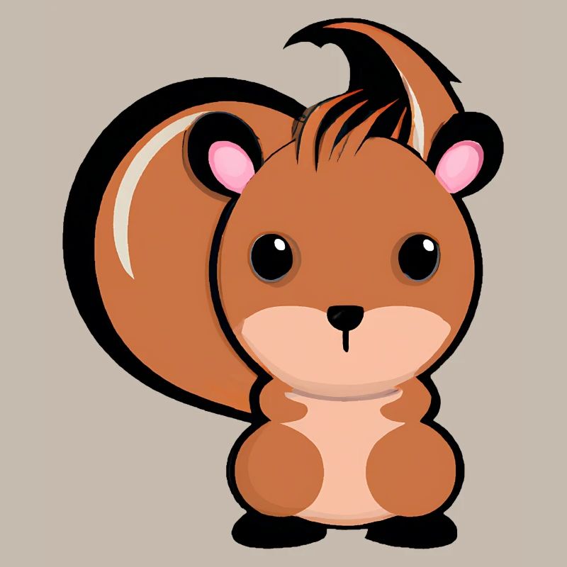 Süßes Eichhörnchen